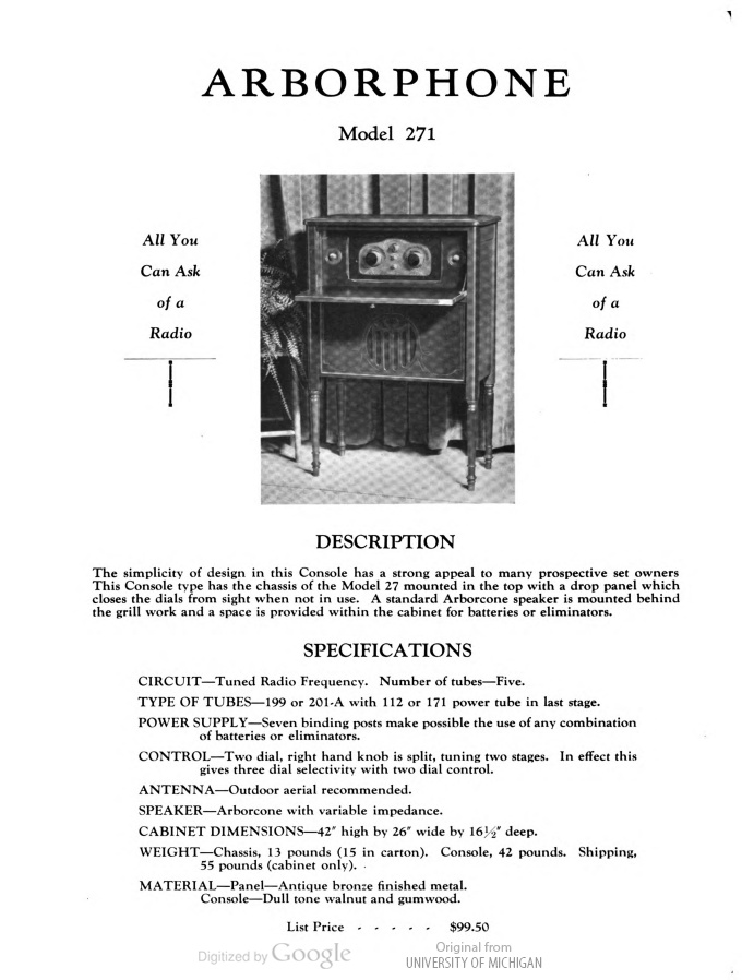 Arborphone Radio